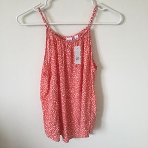 ☆pink floral halter top ☆